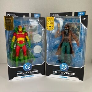DC Multiverse Mister Miracle and Sandman figures NIB 2025